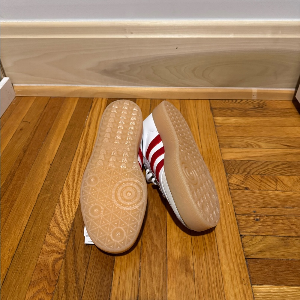 adidas Women's Sneakers in White and Red - Picture 5 of 5